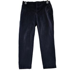 Banana Republic Slim-Fit Authentic Chino Navy Blue Pants Women's Size 2P